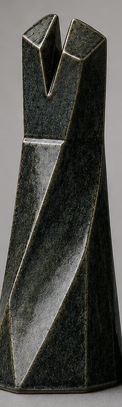 Zen, dark glaze in detail